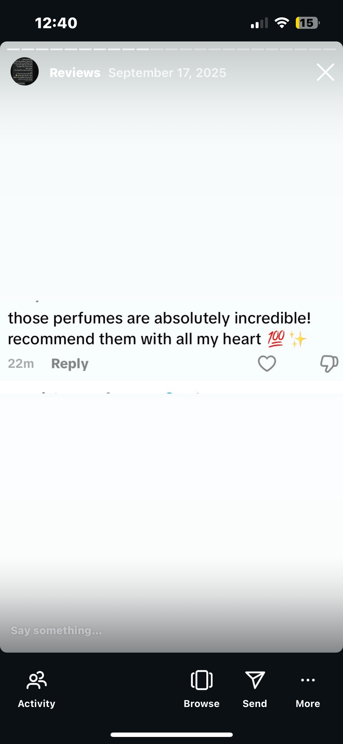 B REVIEWS❤️❤️