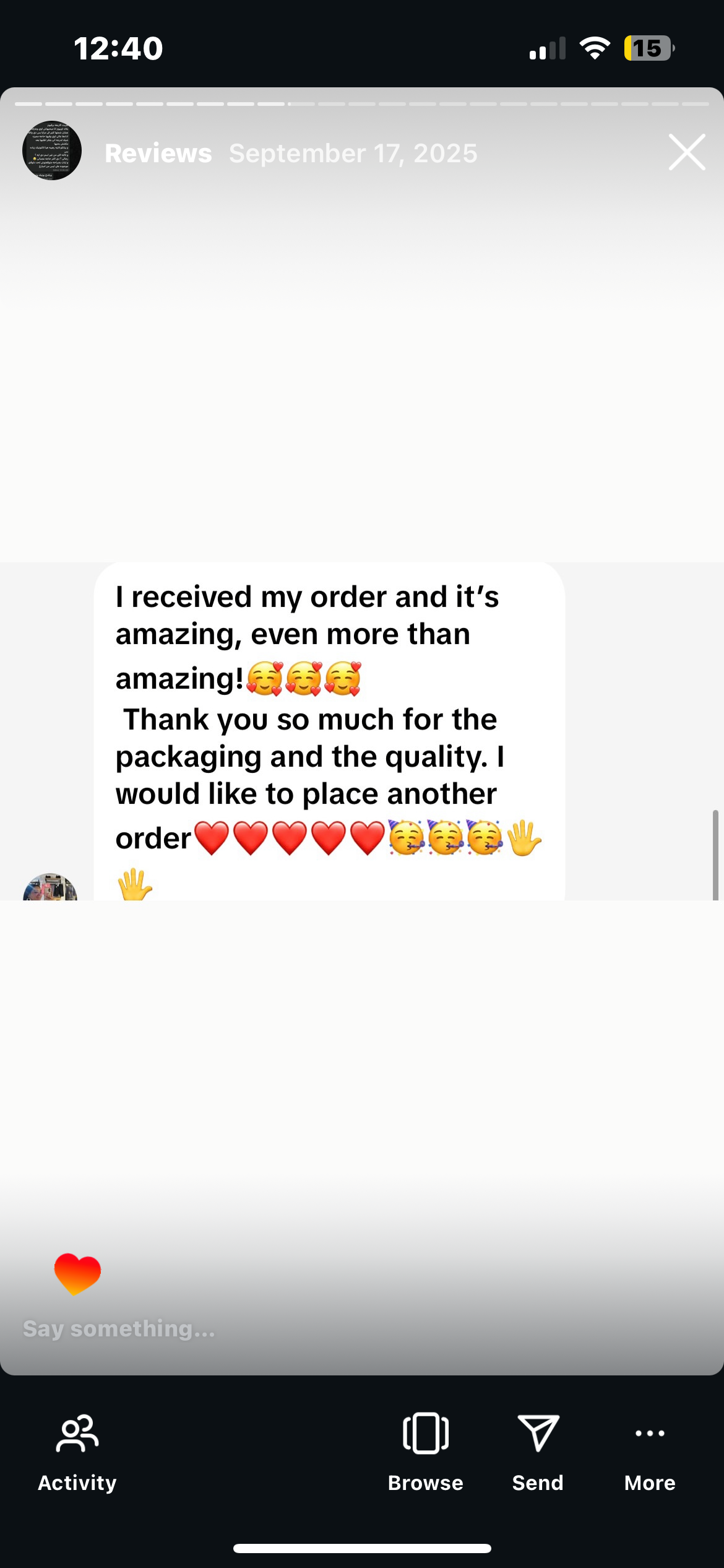 B REVIEWS❤️❤️