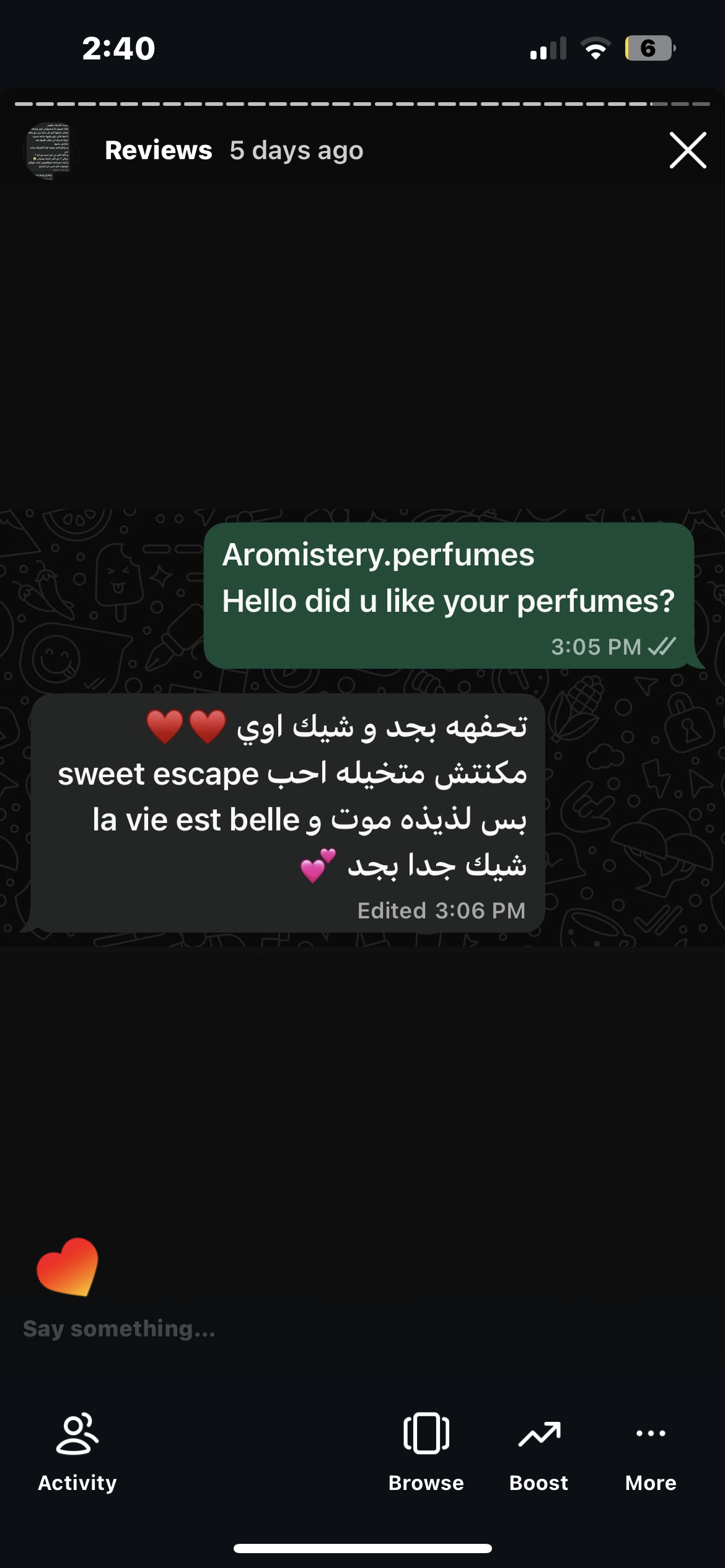 B REVIEWS❤️❤️